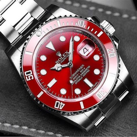 rolex red dial watches|rolex submariner red dial.